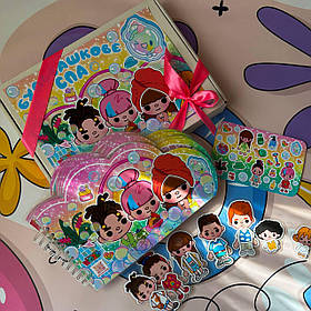 Подарунковий набір альбом на липучках Toca Boca Бульбашкове СПА