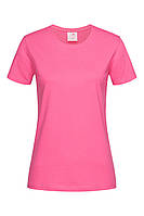 Футболка Stedman (Европа) розовая Классическая женская 943 SPK, S