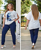 Костюм жіночий бордовий, 46 розмір 2113