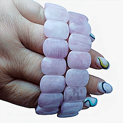 Браслет з кунциту 50 г, 0260ТК