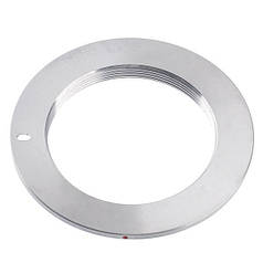 Перехідне кільце адаптер объективу M42 - AI Nikon, silver