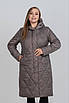 Зимове пальто жіноче великих розмірів 48-68 камея, фото 6