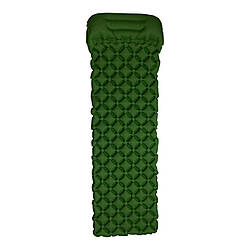 Килимок туристичний надувний із TPU 190х55х3 см туристичний матрац Зелений SJ-0084GR