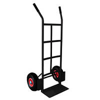 Візок для перевезення вантажів Garden Line 2в1 - Платформний/Млин, вантажопідйомність 200кг. (Чорна)