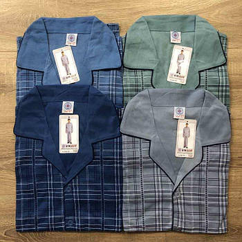 Чоловіча трикотажна піжама костюм домашній Курт з гудзиками