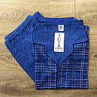 Чоловіча трикотажна піжама костюм домашній Курт з гудзиками, фото 5