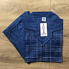 Чоловіча трикотажна піжама костюм домашній Курт з гудзиками, фото 9