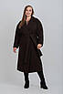 Зимове пальто жіноче великих розмірів 52-64 бежевий, фото 6