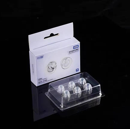 Амбушюри для навушників NICEHCK C03 S/M/L 3 пари – силіконові насадки, фото 1