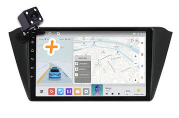 Магнитола для Skoda Fabia 2015-2018 (4+64 ГБ) на Android | QLED-екран, 4G