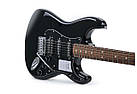 Електрогітара FENDER STANDARD STRATOCASTER HSS LRL BLK, фото 3