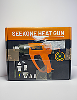 Тепловий пістолет SEEKONE 2000 Вт із комплектом насадок