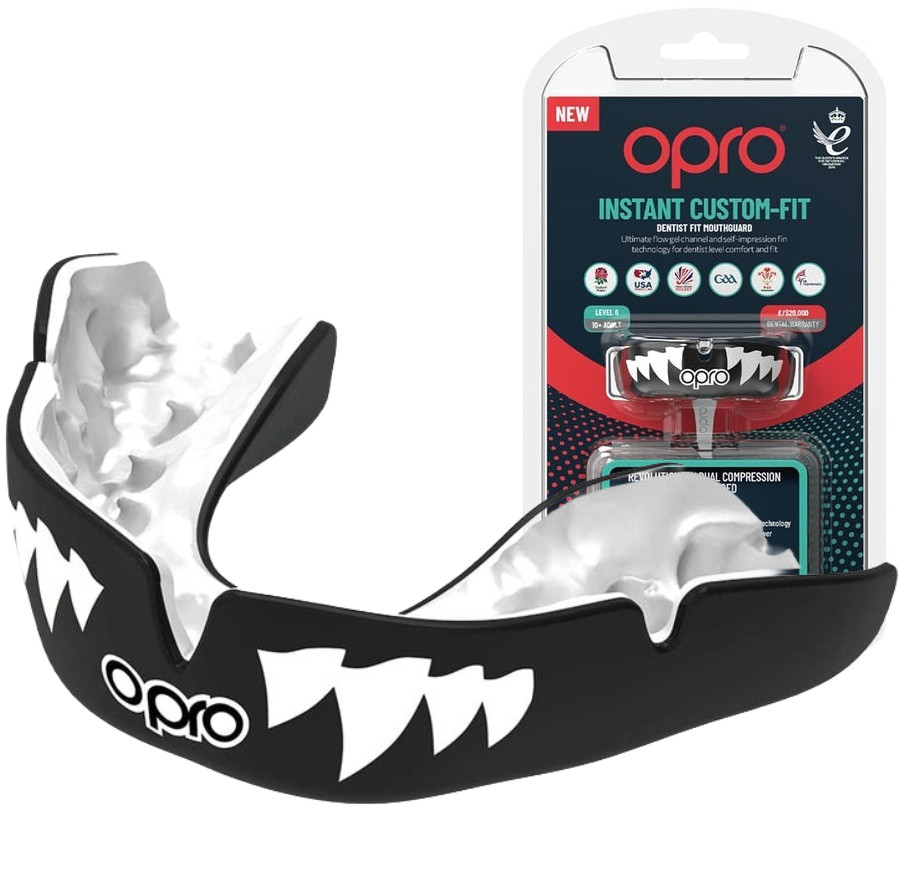 Капа OPRO Instant JAWS доросла (вік 11+) Black (art.102525002), фото 1