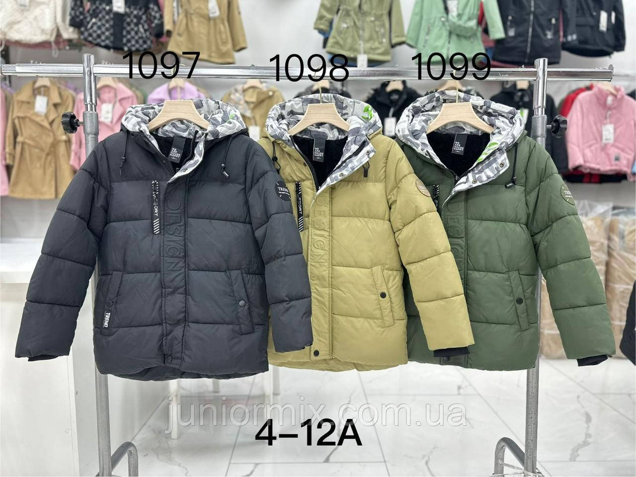 Дитяча тепла зимова куртка для хлопчиків гуртом H&Н