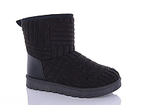 Угги женские теплые черные, 36 J758-1