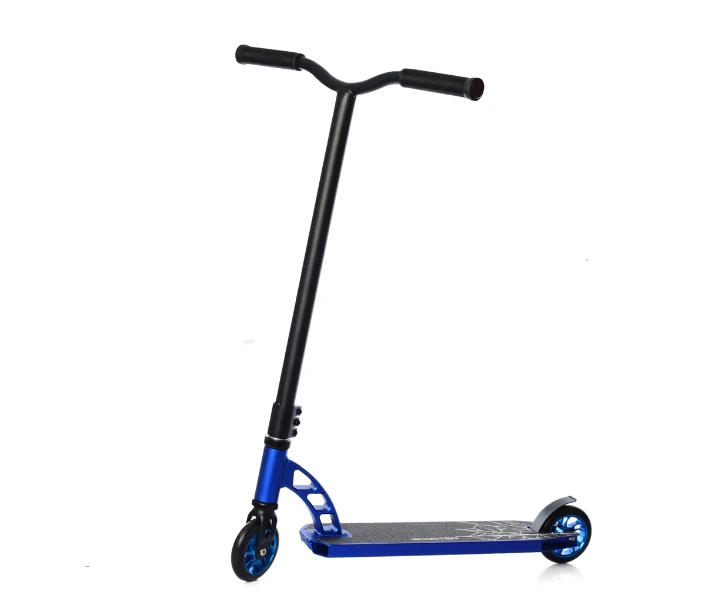 Самокат SR 2-078 алюм.+сталь,трюковий, ПУ110мм-алюм, кермо85,5см, підніжка34-11, 5см, 2кольори, фото 1