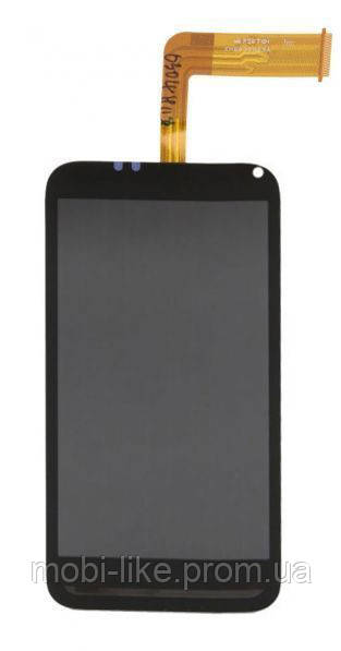 Дисплей із сенсорним екраном HTC Incredible S (S710e) чорний