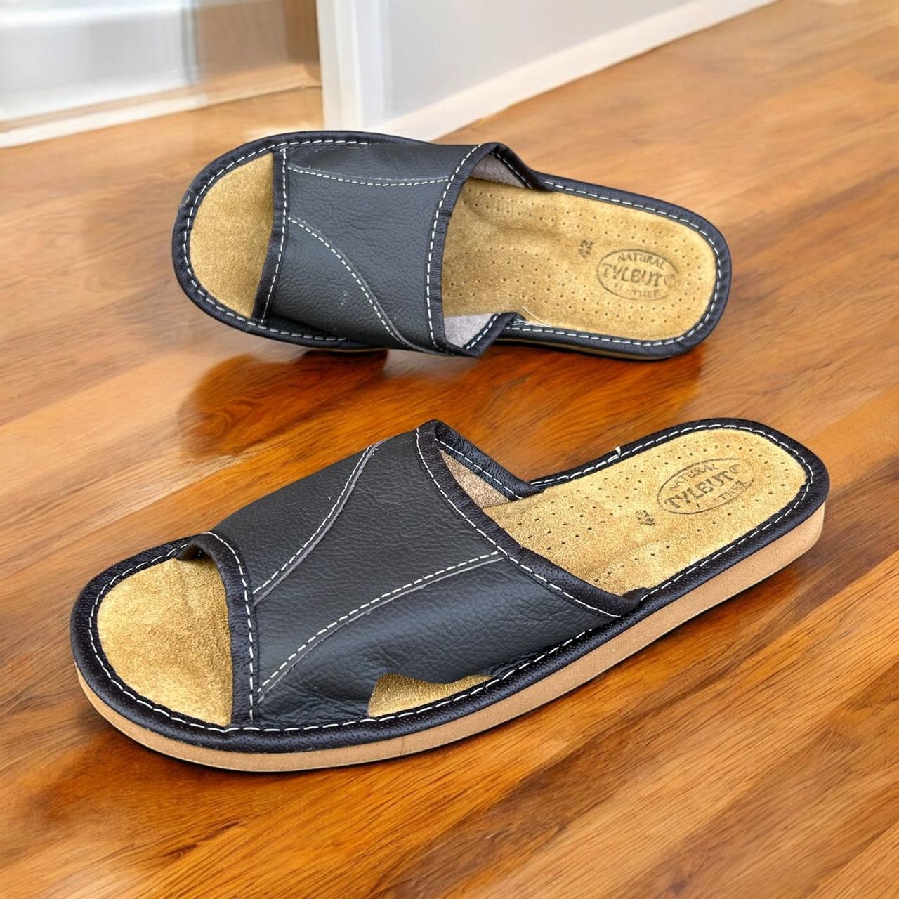 Шкіряні чоловічі капці 116 42, фото 1