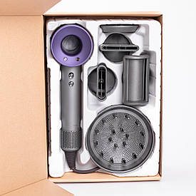 Фен стайлер для волосся 5 в 1 Supersonic Premium 1600 Вт 5 насадок 3 режими швидкості Фіолетовий PH770V