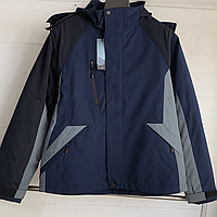 Чоловіча куртка на флісі темно-синя, L С 02