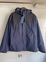 Чоловіча куртка на флісі темно-синя, М С 01