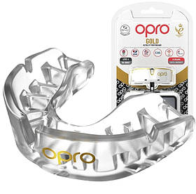 Капа OPRO Gold дитяча (вік до 10р.)  Clear (art.102505007)