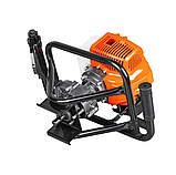 Мотобур бензиновий 4.9 кВт 2-тактний (У комплекті 3 шнеки+подовжувач 50 см ) LEX LXGD670, фото 5