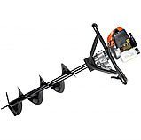 Мотобур бензиновий 4.9 кВт 2-тактний (У комплекті 3 шнеки+подовжувач 50 см ) LEX LXGD670, фото 6