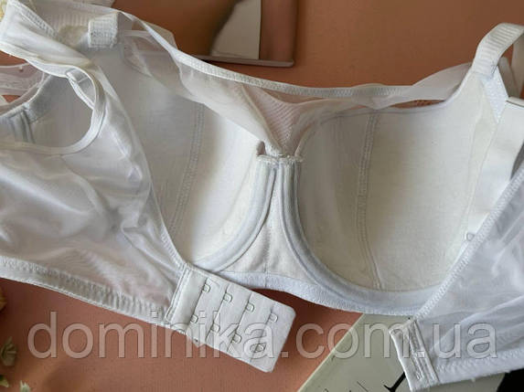 80/85/90/95C Мереживний бюстгальтер на чашку C напівпоролон білий, фото 2