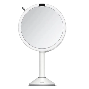 Simplehuman ST3038 Дзеркало Trio з сенсором, 20 см, 3-в-1, LED, біле. ST3038