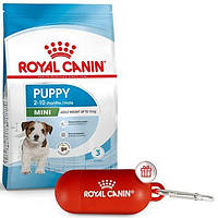 Акція! Сухий корм Royal Canin Mini Puppy для цуценят дрібних порід, 2КГ + діспенсер для пакетів у подарунок!
