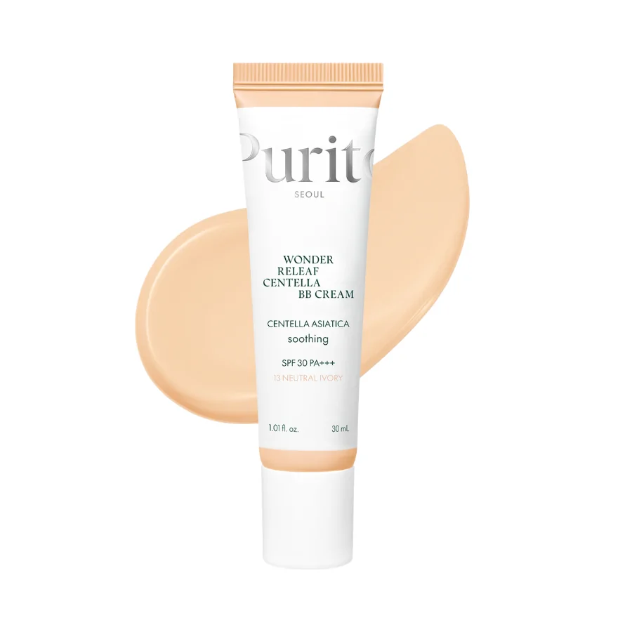 BB-крем з екстрактом центелли Purito Seoul Wonder Releaf Centella BB Cream 13 Neutral Ivory 30 мл, фото 1