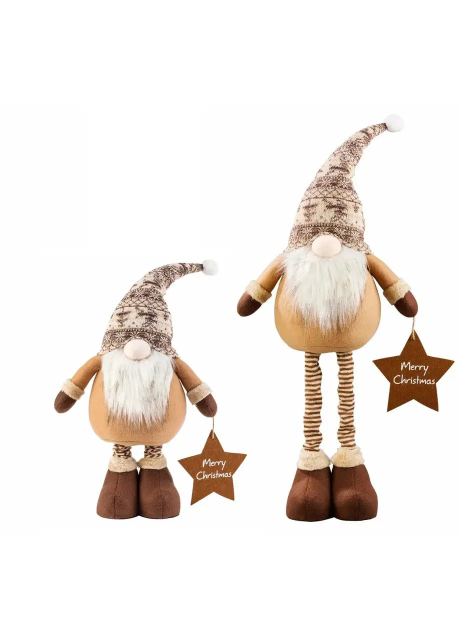 Новорічна фігурка Різдвяний Гном Livarno Home з телескопічними ніжками 46 -71,5 см, фото 1