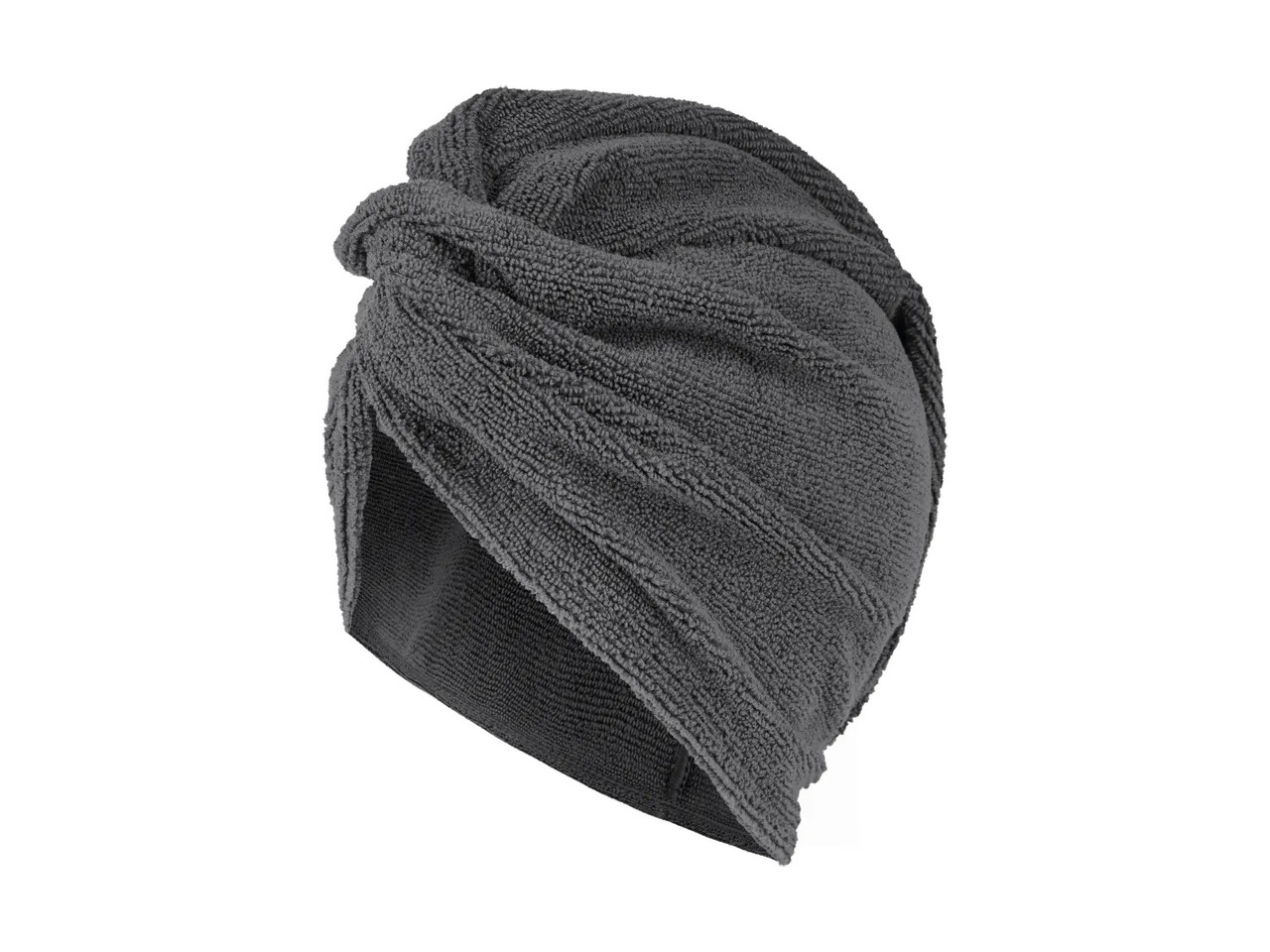 Рушник-тюрбан для волосся Livarno Home мікрофібра із застібкою на ґудзик, фото 1