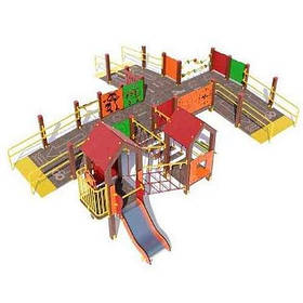 Ігровий комплекс "Розвага" для дітей з ОФМ без рукохода hdpl