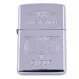 Запальничка бензинова сталева з гравіюванням, фото 3