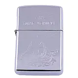 Запальничка бензинова сталева з гравіюванням, фото 5