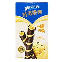 Вафельные трубочки Oreo Cocoa Crispy Rolls Vanilla Mousse Криспи с ванильным муссом 50 г (10 шт)