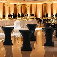 Барний столик із чохлом Eren чорного кольору