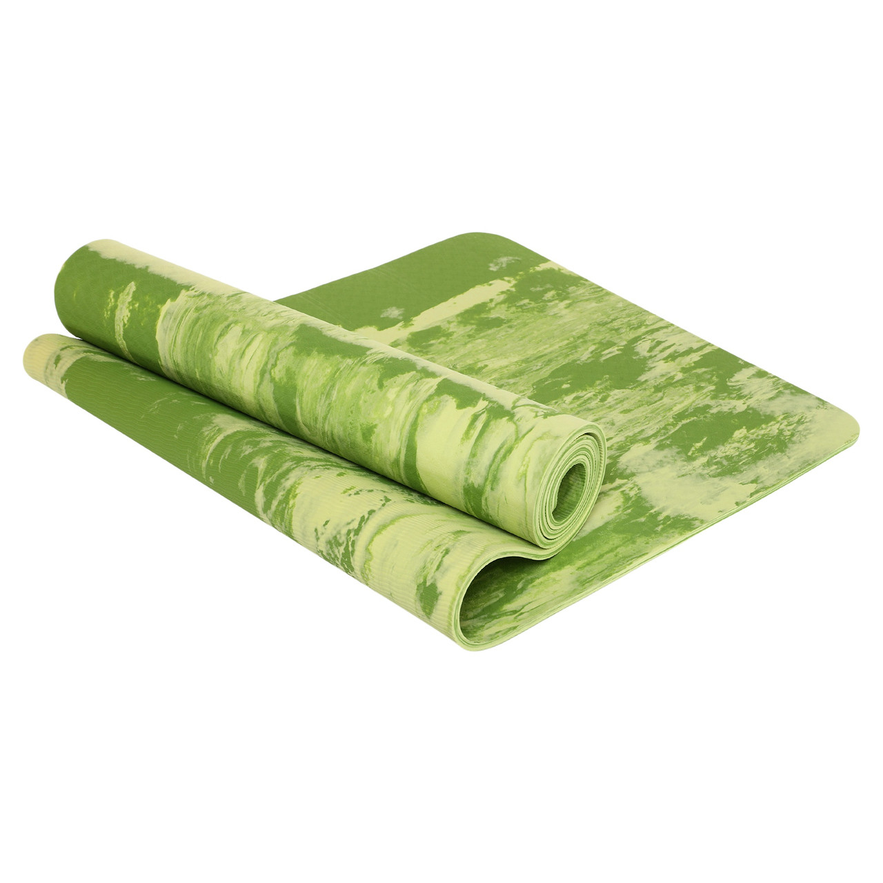 Килимок для фітнесу, йоги та спорту 183x61x0,6см, протиковзкий матеріал, полімерна резина (PER)