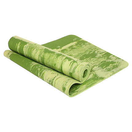 Килимок для фітнесу, йоги та спорту 183x61x0,6см, протиковзкий матеріал, полімерна резина (PER), фото 1