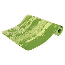 Килимок для фітнесу, йоги та спорту 183x61x0,6см, протиковзкий матеріал, полімерна резина (PER), фото 3