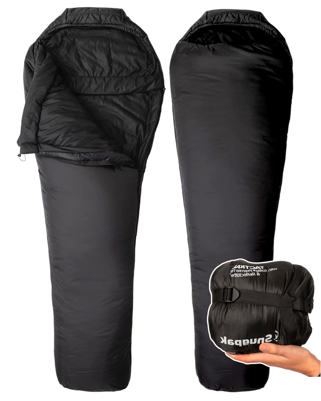 Спальний мішок зимовий Snugpak Tactical 4 RZ чорний, фото 1