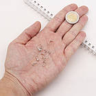 Калоти Залізо, Затискачі-концевики, Колір: Платина, Розмір: 9х3мм, Внутрішній Діаметр 3 мм, Отвір 1.5 мм, 20 г, фото 4