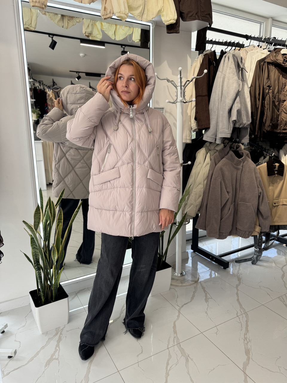 Жіноча куртка, наповнювач біопух, фото 1