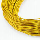 Канатель Жорстка, Колір: Світле Золото, Діаметр 1 мм, відрізки не менш ніж 8 см, приблизно 280 см/10г, фото 2