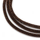 Кантель Фігурна Вита, Діаметр: 2.5 мм, Колір: Темно-коричневий, цілісний відрізок 50 см/9г, фото 3