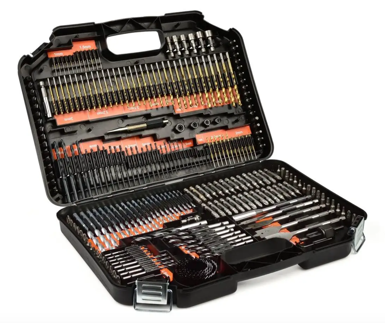 Набір біт та свердел по металу, бетону, дереву Silver  S101551 246 од., фото 1