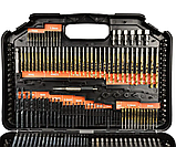 Набір біт та свердел по металу, бетону, дереву Silver  S101551 246 од., фото 3