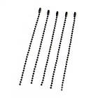 Ланцюжки Кулькові із Застібкою для Биток, ціначків, для Іграшок, Залізні, Чорні, 117х2.5 мм, 50 шт, фото 2